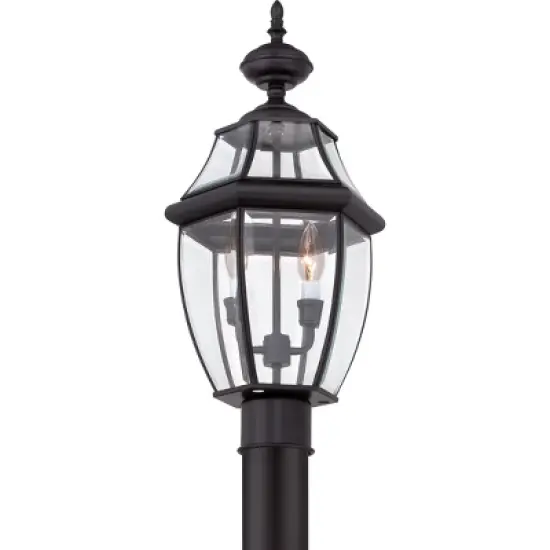 Quoizel Lighting Newbury 2 - Light Post Light in  Mystic Black image {2}