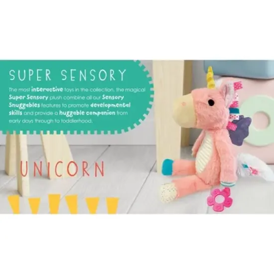 Make Believe Ideas Sensory Snuggables Plush Stuffed Animal - Unicorn image {3}