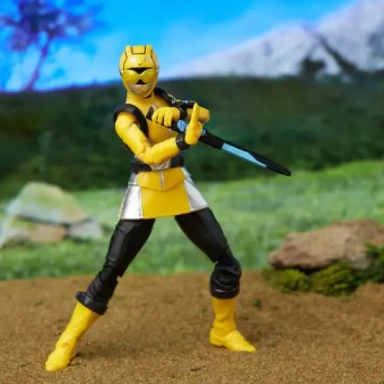 Hasbro Power Rangers Lightning Collection Beast Morphers Yellow Ranger Action Figure image {6}