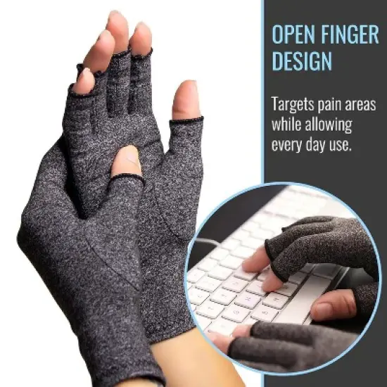 Arthritis Compression Gloves for Pain Relief, Reduces Swelling & Stiffness, FSA & HSA Eligible, Fits Men & Women, Joint Pain Relief, Small image {3}