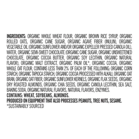 Dave's Killer Bread Organic Cocoa Brownie Blitz Bar - 12 bars, 1.75 oz image {6}