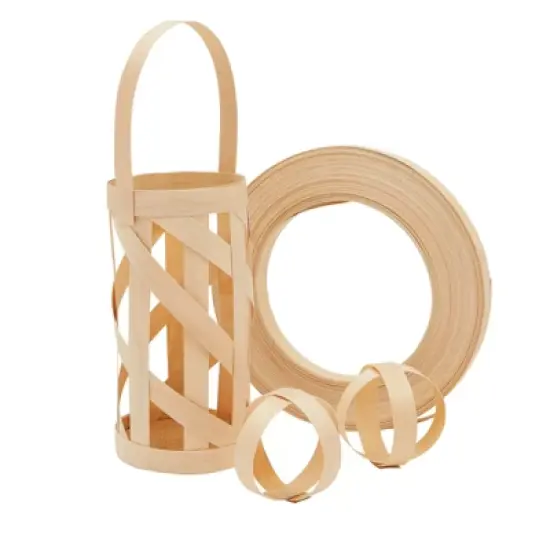 Juvale Thin Flat Reed Coil, 5/8" Wide, Wicker Basket Weaving Material for DIY Crafts (0.5 lbs, 118 Ft) image {4}