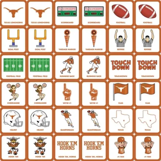 MasterPieces Officially Licensed NCAA Texas Longhorns Matching Game for Kids and Families image {2}