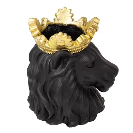 Sagebrook Home Lion With Crown Novelty Planters image {2}