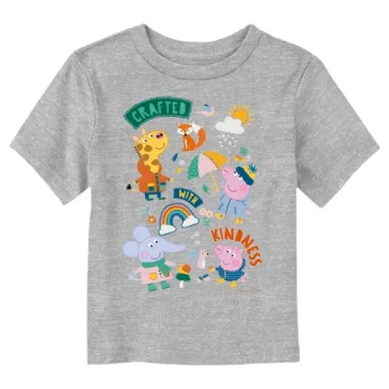 Toddler's Peppa Pig Crafted With Kindness T-Shirt image {2}