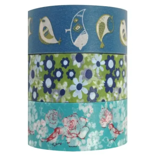 Wrapables Washi Tape (Set of 3) image {11}