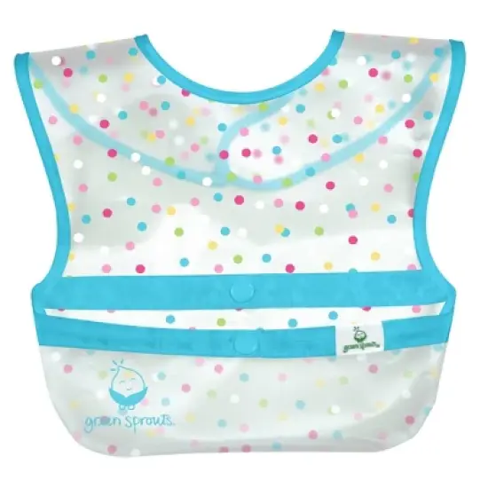 green sprouts Snap & Go Wipe-Off Bibs Cupcakes 9-18 Months Pink - 3pk image {6}