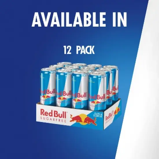 Sugar-Free Red Bull Energy Drink - 20 fl oz Can image {5}