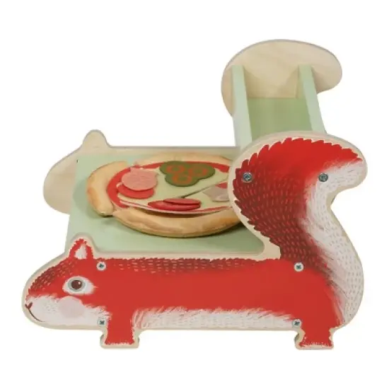 Manhattan Toy Nutty Squirrel Pizzeria Toddler & Kids Pretend Play Cooking Toy Set image {12}