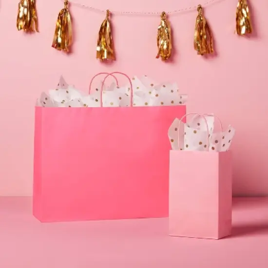 Reusable Felt Large Gift Bag Scalloped Edge - Spritz&trade; image {1}