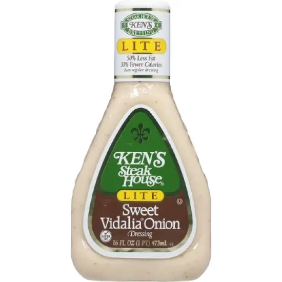 Ken's Steak House Lite Sweet Vidalia Onion Salad Dressing - 16fl oz image {4}