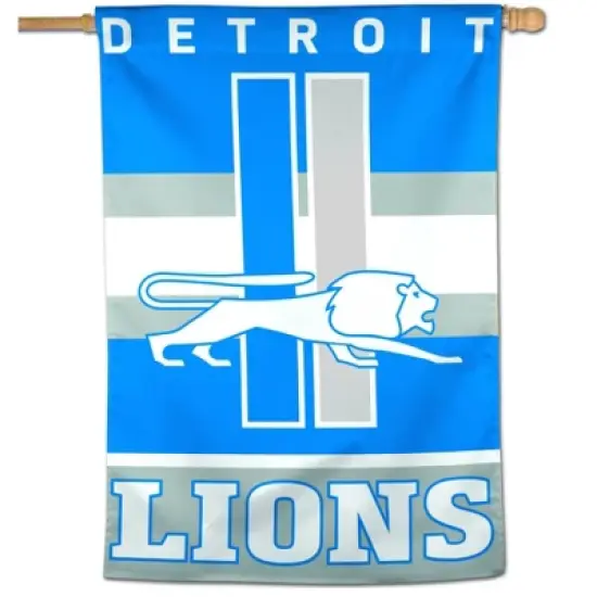NFL Detroit Lions 28"x40" Retro Banner Flag image {3}