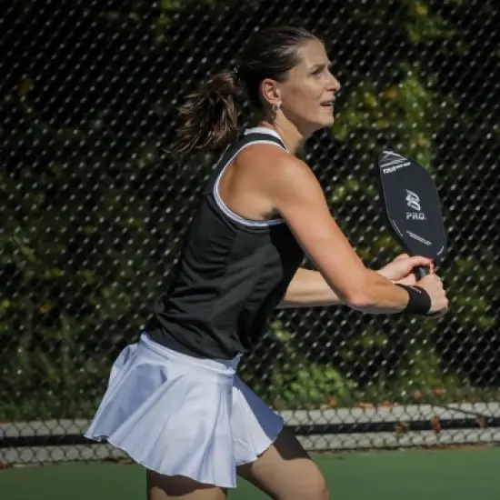 PBPRO 16'' Tour Widebody Pickleball Paddle Black/Gray image {2}