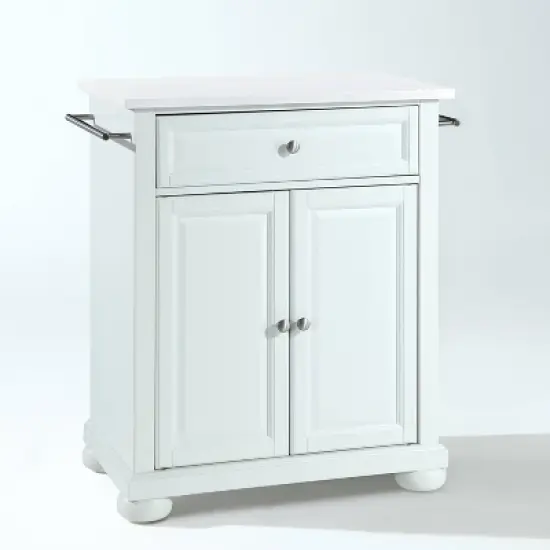 Alexandria Stone Top Portable Kitchen Island/Cart - Crosley image {8}