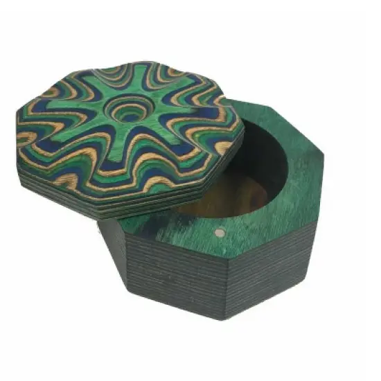 Island Bamboo Pakkawood Salt Cellar image {3}