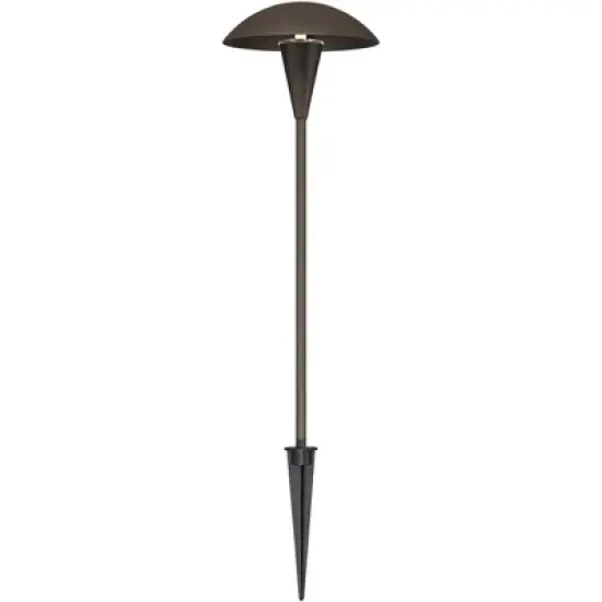 John Timberland Large Mushroom 18" High Bronze Low Voltage LED Path Light image {4}