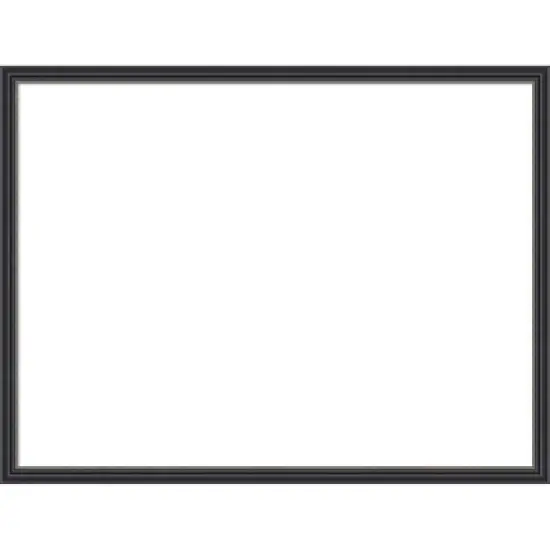 Amanti Art Stylish Black Narrow Framed Dry Erase Magnetic Board image {12}