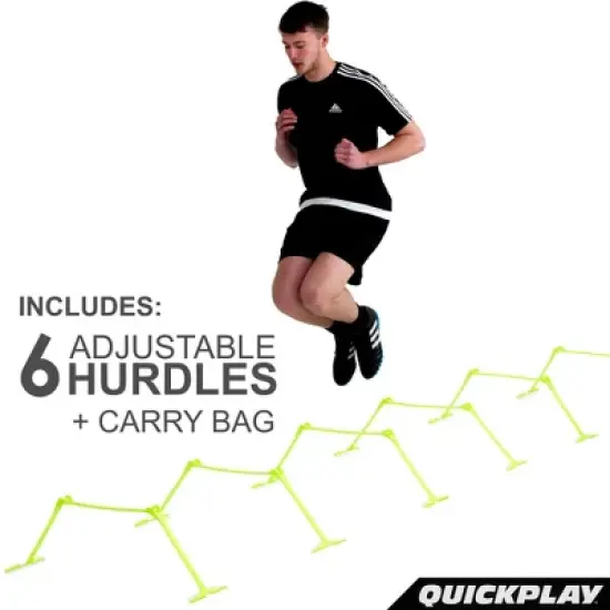 QUICKPLAY Adjustable Speed Hurdles (set of 6) image {4}