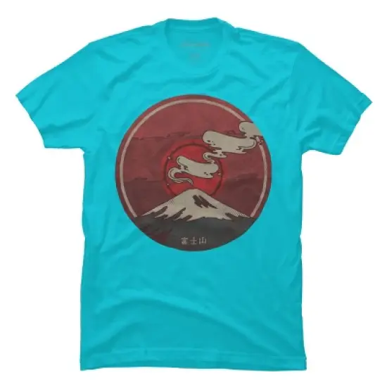 Men's Design By Humans Fuji By againstbound T-Shirt image {5}