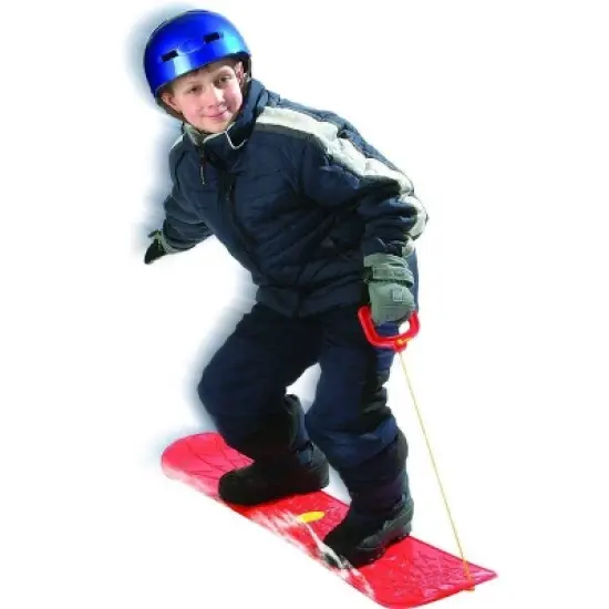 Emsco ESP 107 cm Sno Spyder Snowboard Foot Pads with Molded Safety Handle 40.5'' - Red image {3}