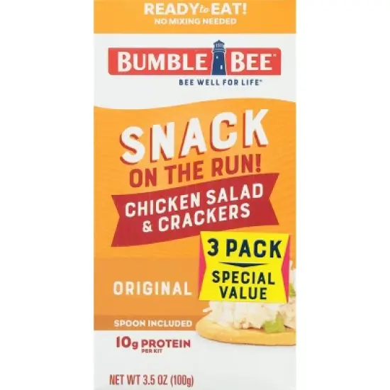 Bumble Bee Chicken Salad Snack on the Run - 10.5oz/3ct image {11}
