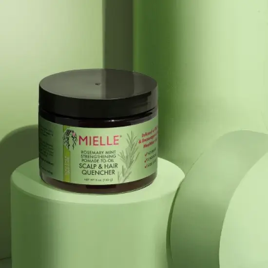 Mielle Organics Rosemary Mint Hair Pomade to Oil Hair & Scalp Quencher - 5oz image {6}