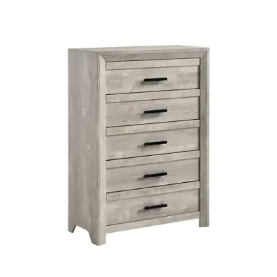 5pc Keely Panel Bedroom Set White - Picket House Furnishings image {3}