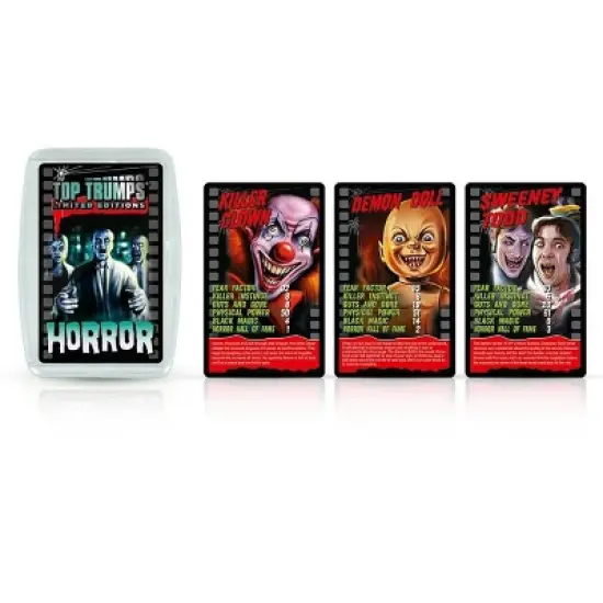 Top Trumps Horror 2020 Top Trumps Card Game w/ Glow In The Dark Case image {1}