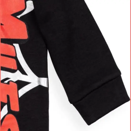 Marvel Spidey and His Amazing Friends Ghost-Spider Miles Morales Spider-Man Fleece Half Zip Hoodie Toddler to Little Kid image {6}