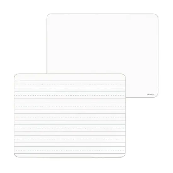 U Brands 10pk 12"x9" Double Sided Dry Erase Lap Boards image {3}