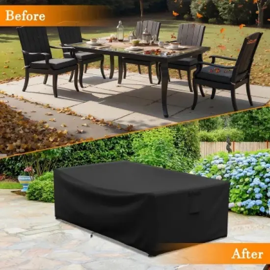 Akefit Waterproof Heavy Duty Outdoor Furniture Cover Patio Garden Protector 109 Inch image {3}