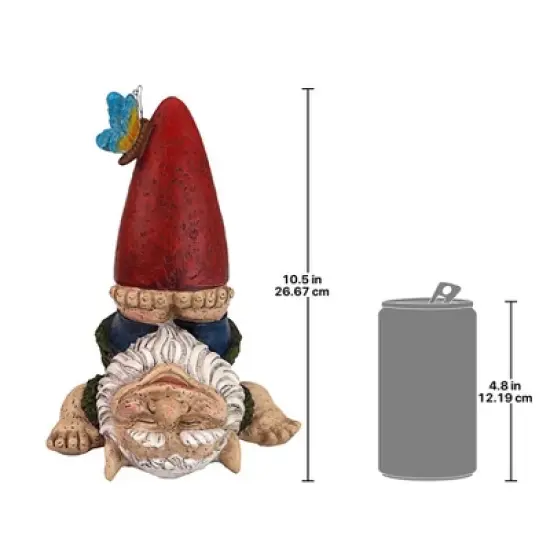Design Toscano Topsy-Turvy Theo Garden Gnome Statue image {6}