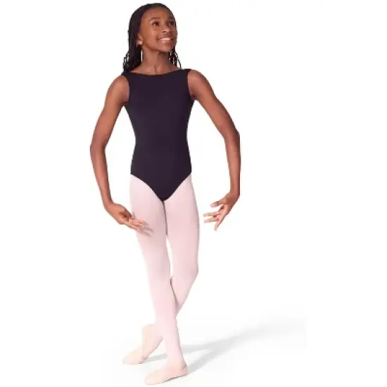 Capezio Girl's Soft Elegance Boatneck Leotard - Tween image {3}