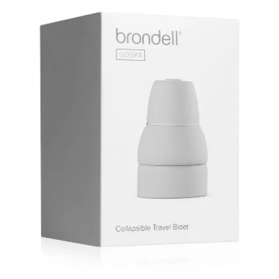 GoSpa Collapsible Travel Bidet with Retractable Nozzle Gray - Brondell image {12}