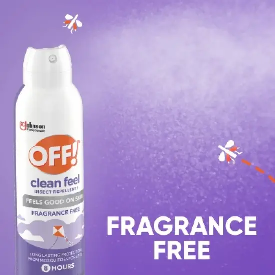 OFF! Clean Feel Mosquito Repellent Bug Spray 20% Picaridin - Two Units 5oz each​ image {5}