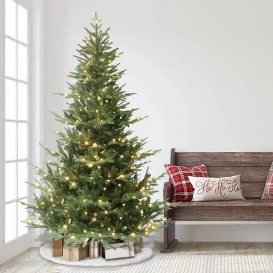 Puleo 7.5' Pre-Lit Sacramento Fir Artificial Christmas Tree image {3}