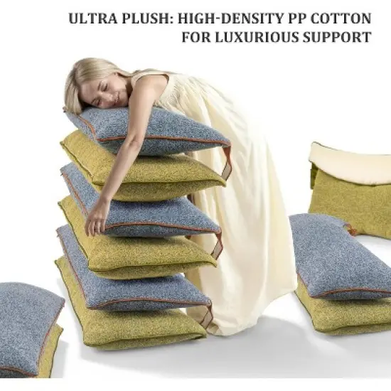 Acoinel Wall-Mounted Twin Headboard Pillow, Ergonomic Adjustable Neck Support image {2}