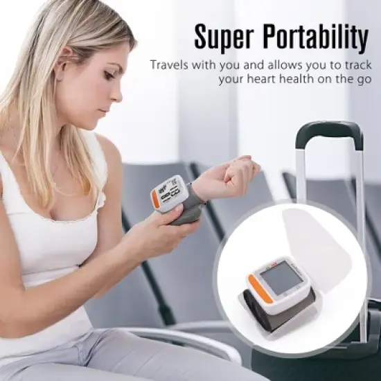LotFancy Wrist Blood Pressure Monitor, BP Monitor with Portable Case image {3}