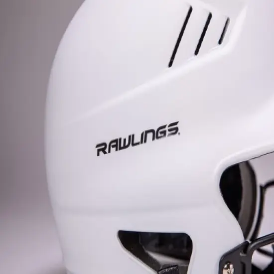 Rawlings Highlighter Fastpitch Batting Helmet with Mask image {1}