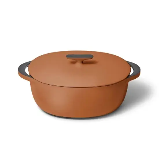 Caraway Home Enameled Cast Iron Oval Dutch Oven with Lid image {7}