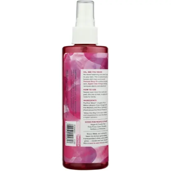 Heritage Store Rosewater and Vinegar Exfoliating Toner 8 Fluid Ounces image {1}