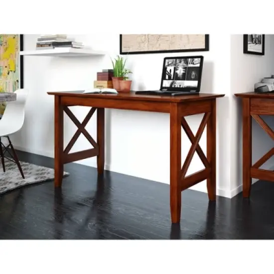 Writing Desk Modern Feel Brown - AFI image {1}