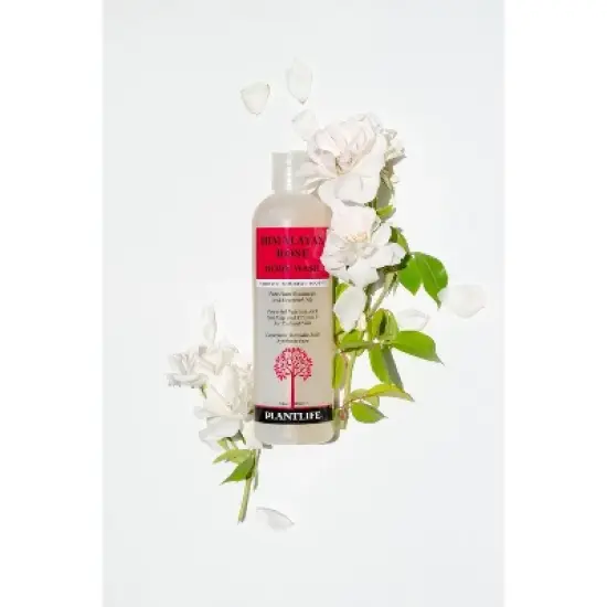 Plantlife Himalayan Rose Body Wash &ndash; GMO & Gluten-Free, Gentle & Moisturizing, Natural Ingredients, Made in the USA, 14 oz image {2}