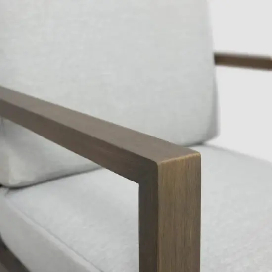 Belgian 2pk Acacia Wood Club Chair - Christopher Knight Home image {3}