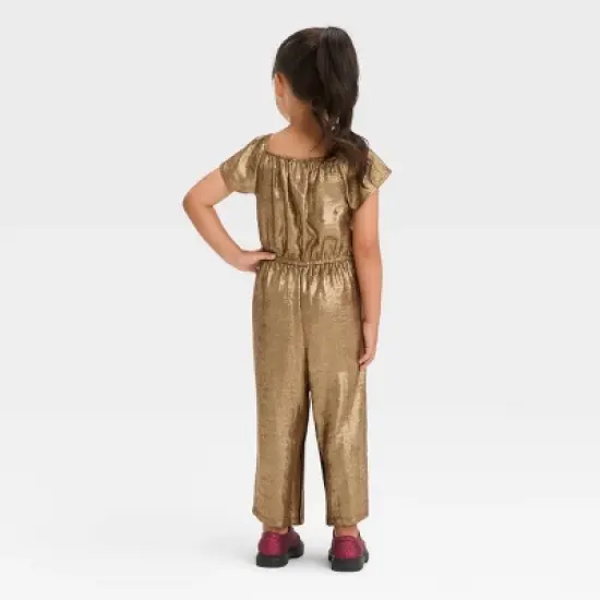 Toddler Girls' Jumpsuit - Cat & Jack&trade; Gold image {1}