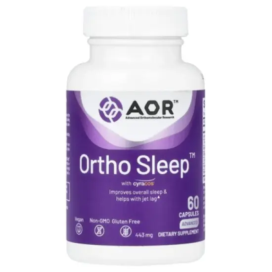 Advanced Orthomolecular Research AOR Ortho Sleep&trade; with Cyracos, 60 Capsules image {4}