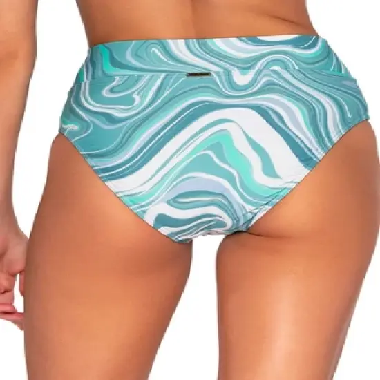 Sunsets Women's Moon Tide Summer Lovin' V-Front Bikini Bottom - 31B-MOTID image {1}