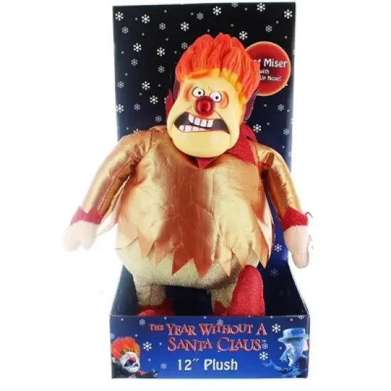 Neca Year Without A Santa Claus 12" Heat Miser Plush image {1}