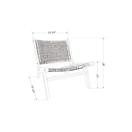 Balka Rattan Lounge Chair - South Shore image {9}
