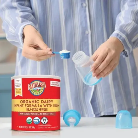 Earth's Best Organic Powder Infant Formula - 21oz image {2}